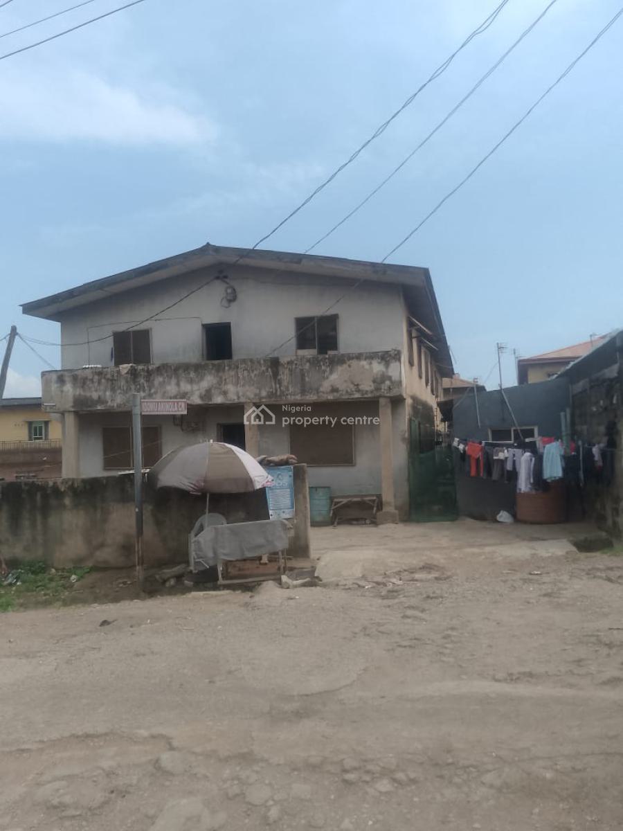 Demolishable Or to Be Renovated Storey Building on a Full Plot of Land, Olowora, Magodo, Lagos, Block of Flats for Sale