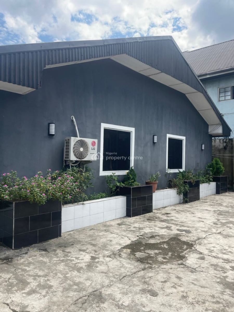 American Standard Pop 3 Bedroom Bungalow with 1 Bedroom Flat, Road 18 Agip Housing Estate, Rumueme, Port Harcourt, Rivers, Detached Bungalow for Sale