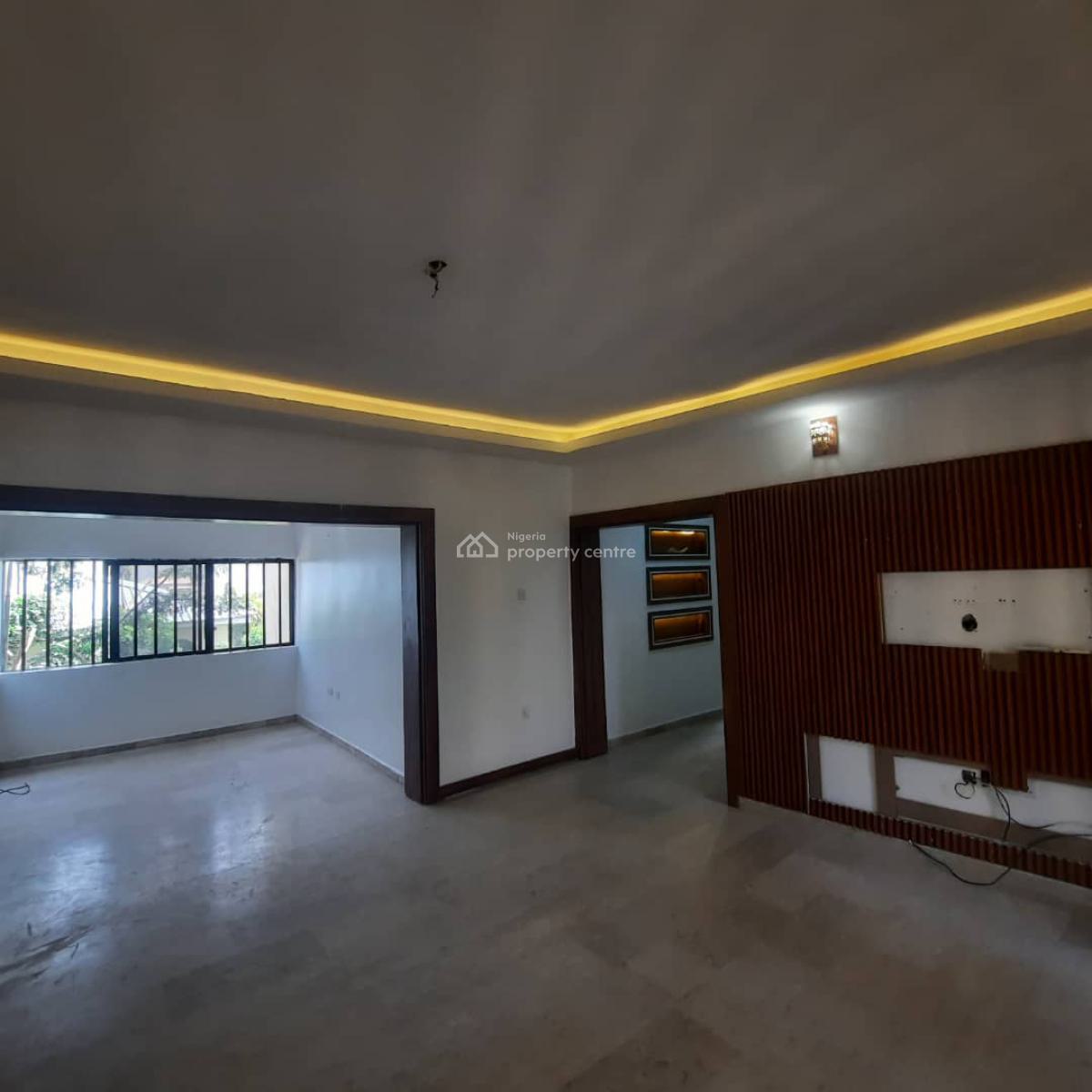 3 Bedroom Block of Flat, Very Clean, First Floor, with Ac, Main, Maitama District, Abuja, Flat / Apartment for Rent