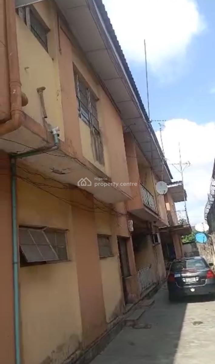a Standard 4-block Flat Property with One Story Bq at The Back of The, Adetola, Aguda, Surulere, Lagos, Block of Flats for Sale