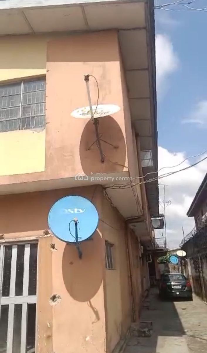 a Standard 4-block Flat Property with One Story Bq at The Back of The, Adetola, Aguda, Surulere, Lagos, Block of Flats for Sale