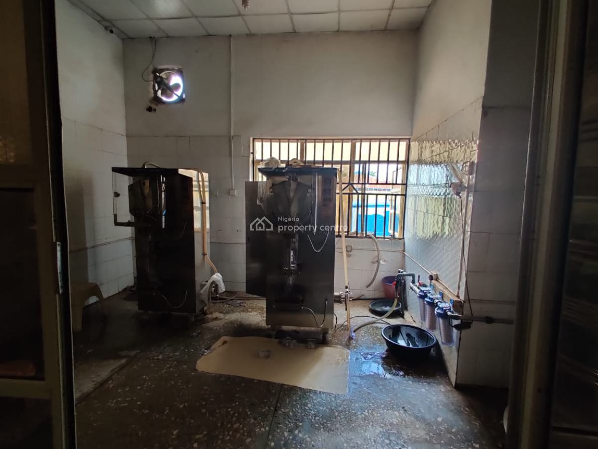 a Well Equipped Water and Yoghurt Factory, Kutunku, Gwagwalada, Abuja, Factory for Sale