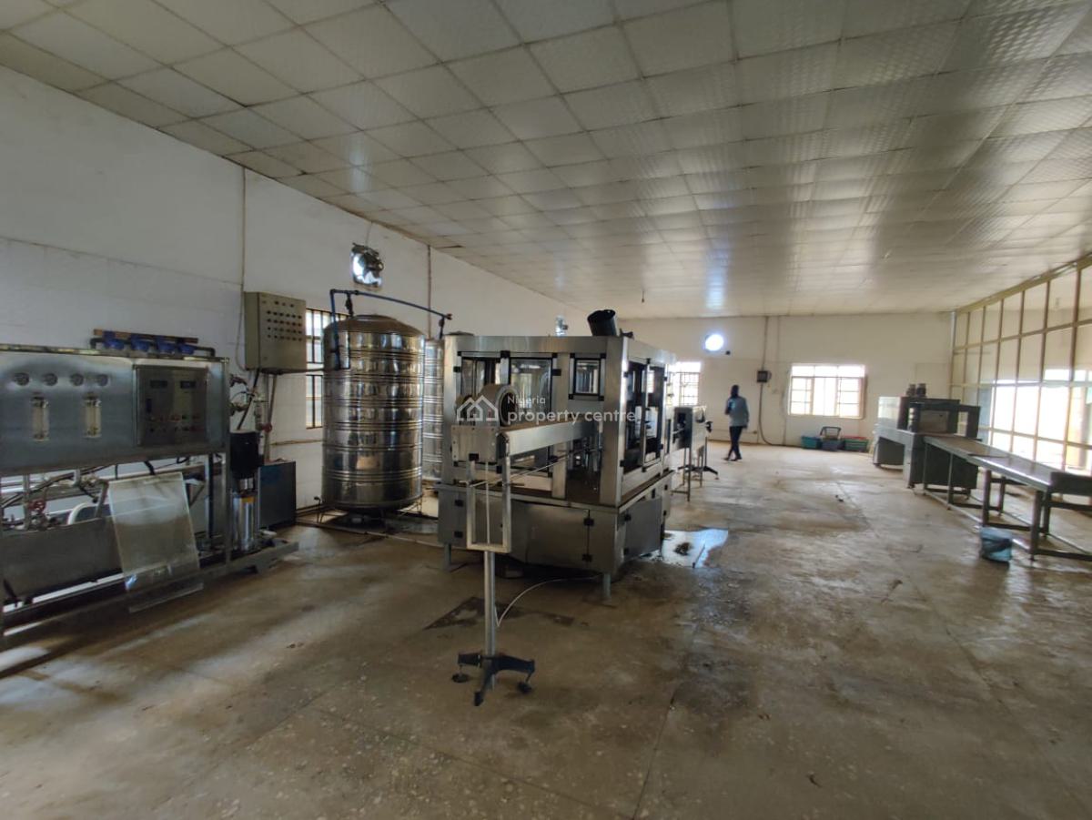 a Well Equipped Water and Yoghurt Factory, Kutunku, Gwagwalada, Abuja, Factory for Sale