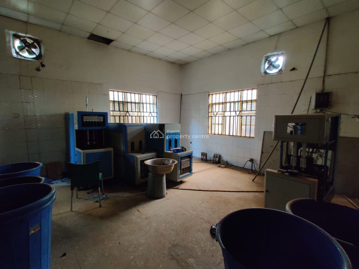 a Well Equipped Water and Yoghurt Factory, Kutunku, Gwagwalada, Abuja, Factory for Sale