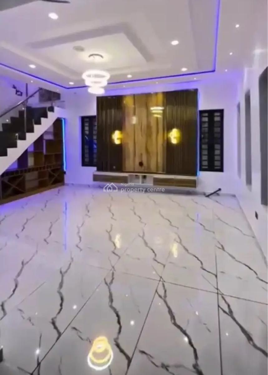 Newly Built 4 Bedroom Detached Duplex with Bq, Ocean Palm Estate Sangotedo Before Shoprite, Sangotedo, Ajah, Lagos, Detached Duplex for Sale