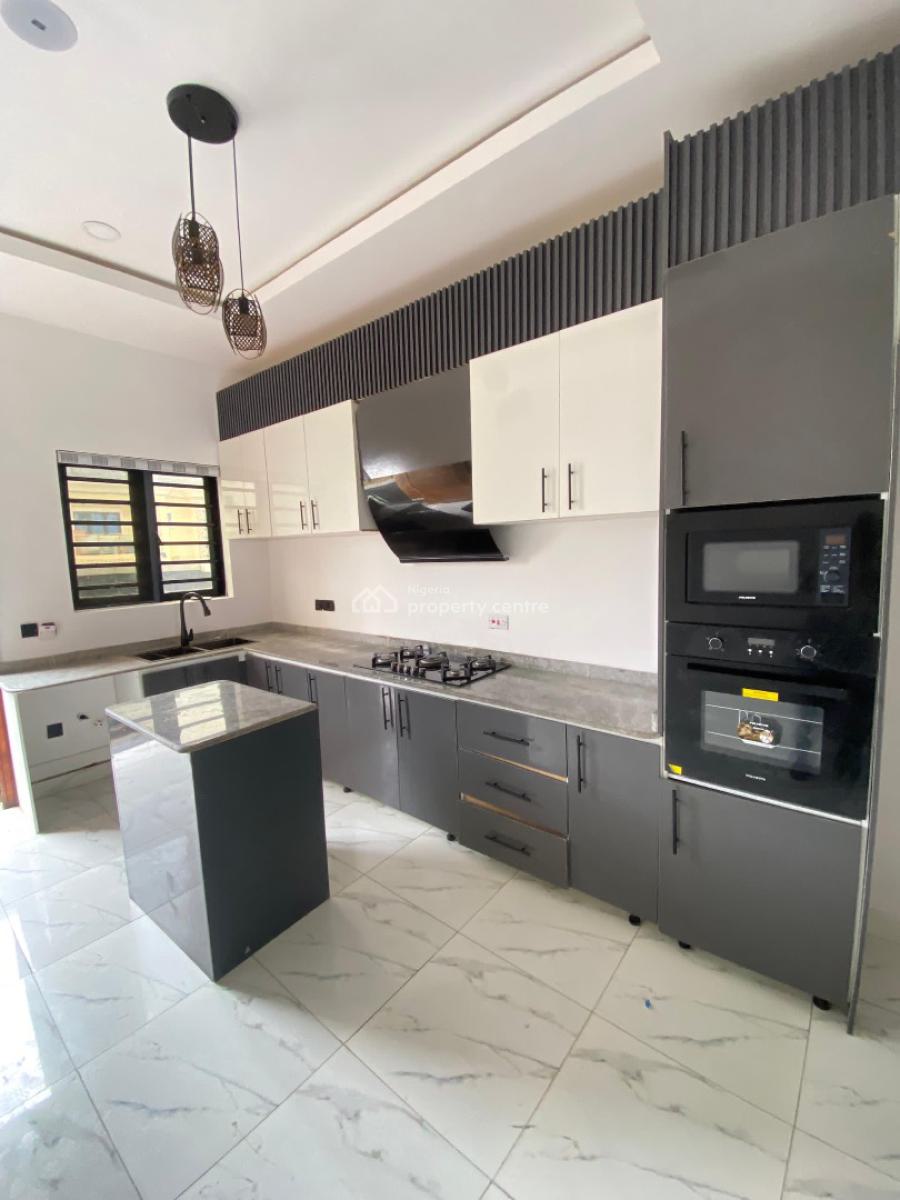 Modern 4-bedroom Semi-detached Duplex with Bq, Ikota, Lekki, Lagos, Semi-detached Duplex for Rent