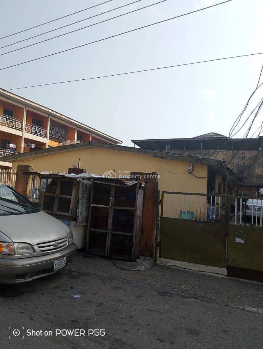 a Demolishable Bungalow and a Storey Building at Rear on 672sqm, Fola Agoro, Yaba, Lagos, Residential Land for Sale