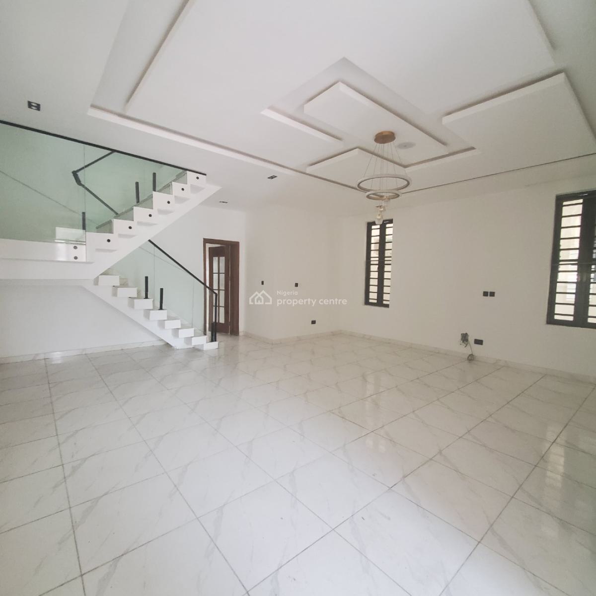 Amazing 5 Bedroom Duplex with a Bq in a Secured Estate, Chevron, Lekki, Lagos, House for Sale