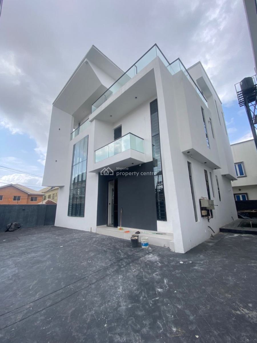 5 Bedroom Fully Detached Duplex with Cinema, Pool, Kitchenette and Bq, Osapa, Lekki, Lagos, Detached Duplex for Sale