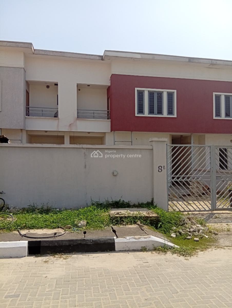 Newly Built 4 Bedrooms Terrace Duplex Self Compound, New Road, Lekki, Lagos, Terraced Duplex for Sale