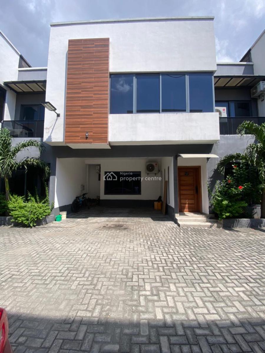 4 Bedroom Terrace Duplex with Bq, Osapa, Lekki, Lagos, Terraced Duplex for Rent