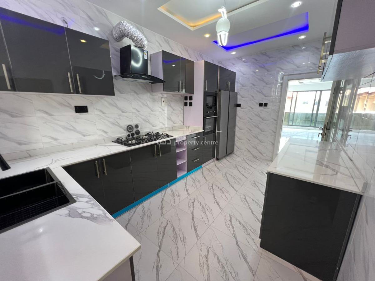 Luxury 5 Bedroom Terrace Duplex with Solar Power and Gym, Lakowe, Ibeju Lekki, Lagos, House for Sale