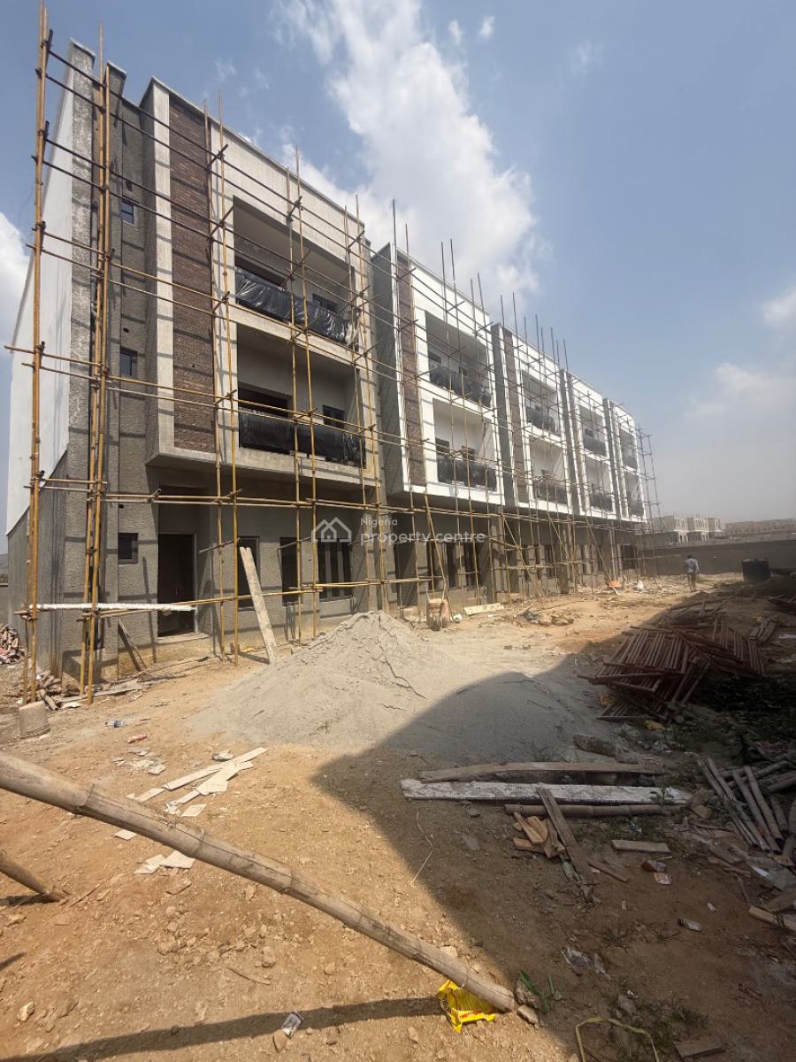 Brand New 4 Bedrooms Terrace Duplex, Family Lounge and Bq, Gilmore, Jahi, Abuja, Terraced Duplex for Sale