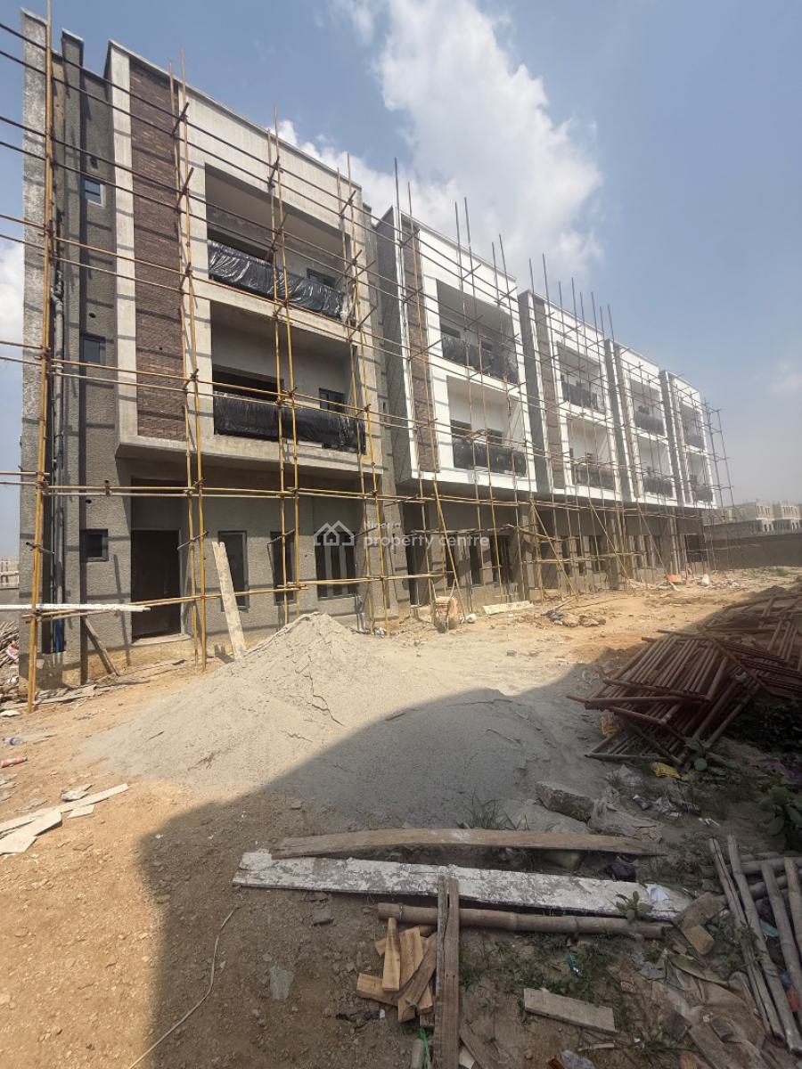 Brand New 4 Bedrooms Terrace Duplex, Family Lounge and Bq, Gilmore, Jahi, Abuja, Terraced Duplex for Sale