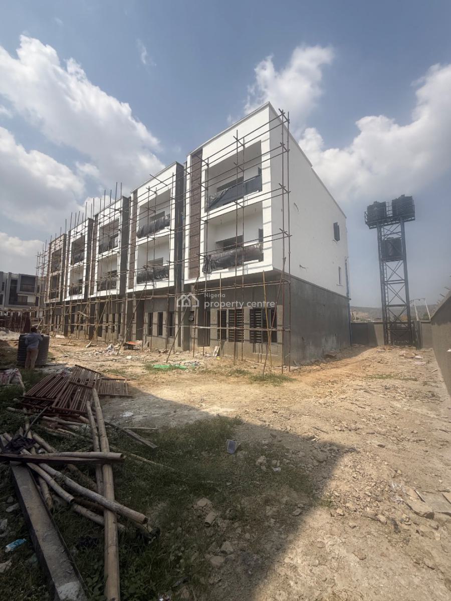 Brand New 4 Bedrooms Terrace Duplex, Family Lounge and Bq, Gilmore, Jahi, Abuja, Terraced Duplex for Sale