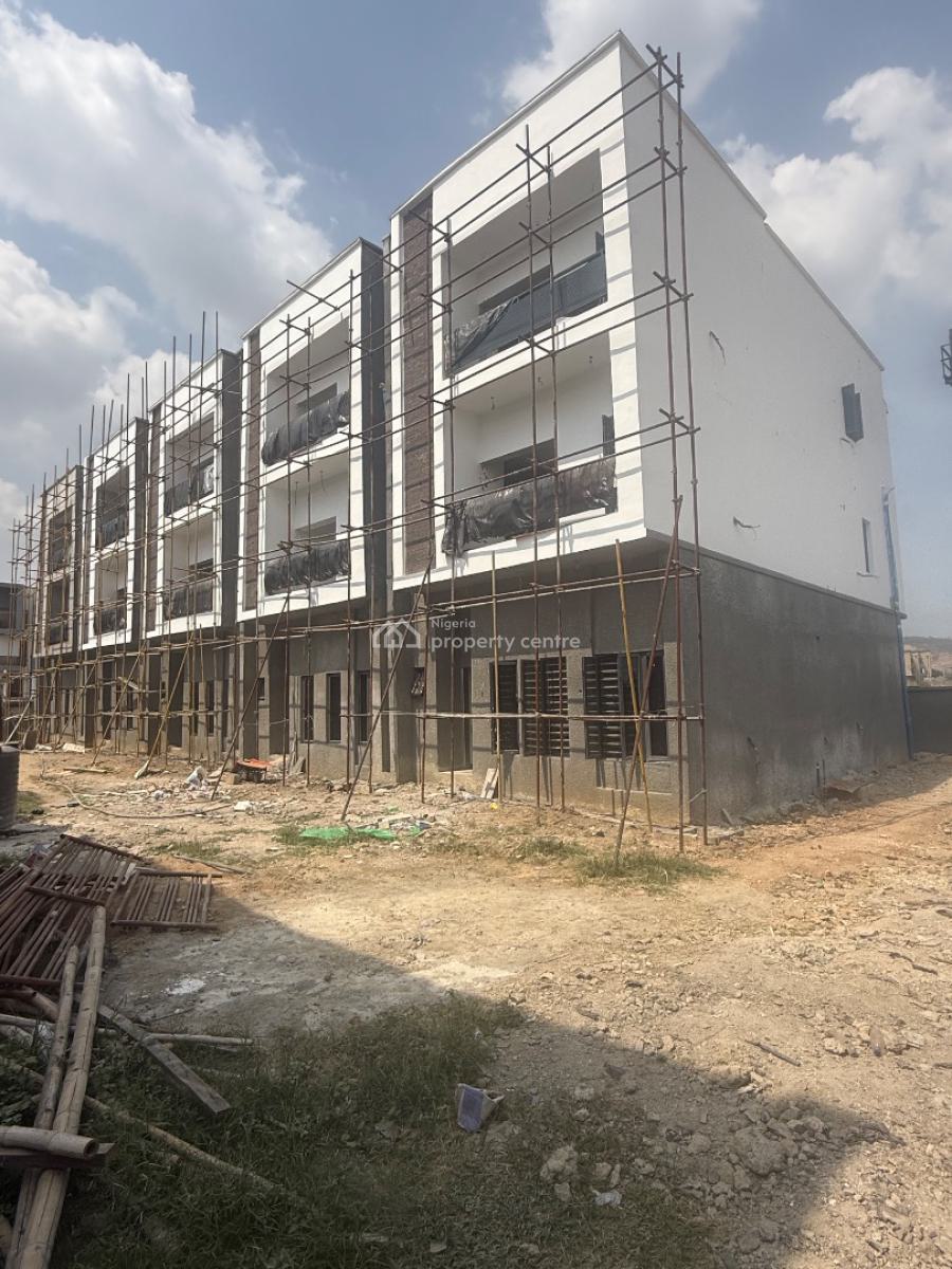 Brand New 4 Bedrooms Terrace Duplex, Family Lounge and Bq, Gilmore, Jahi, Abuja, Terraced Duplex for Sale