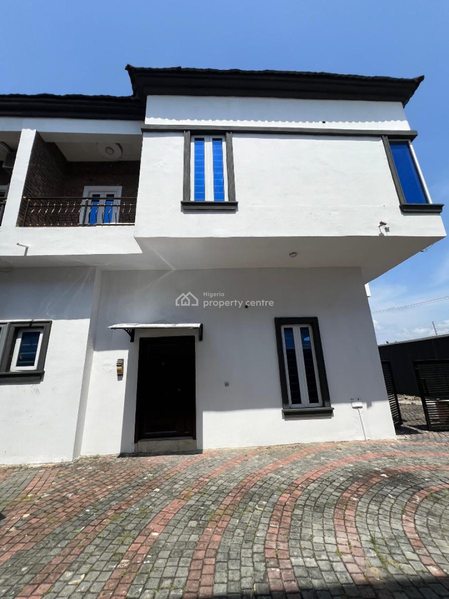 4- Bedroom Semi- Detached House , No Bq, Ikota, Lekki, Lagos, Semi-detached Duplex for Rent