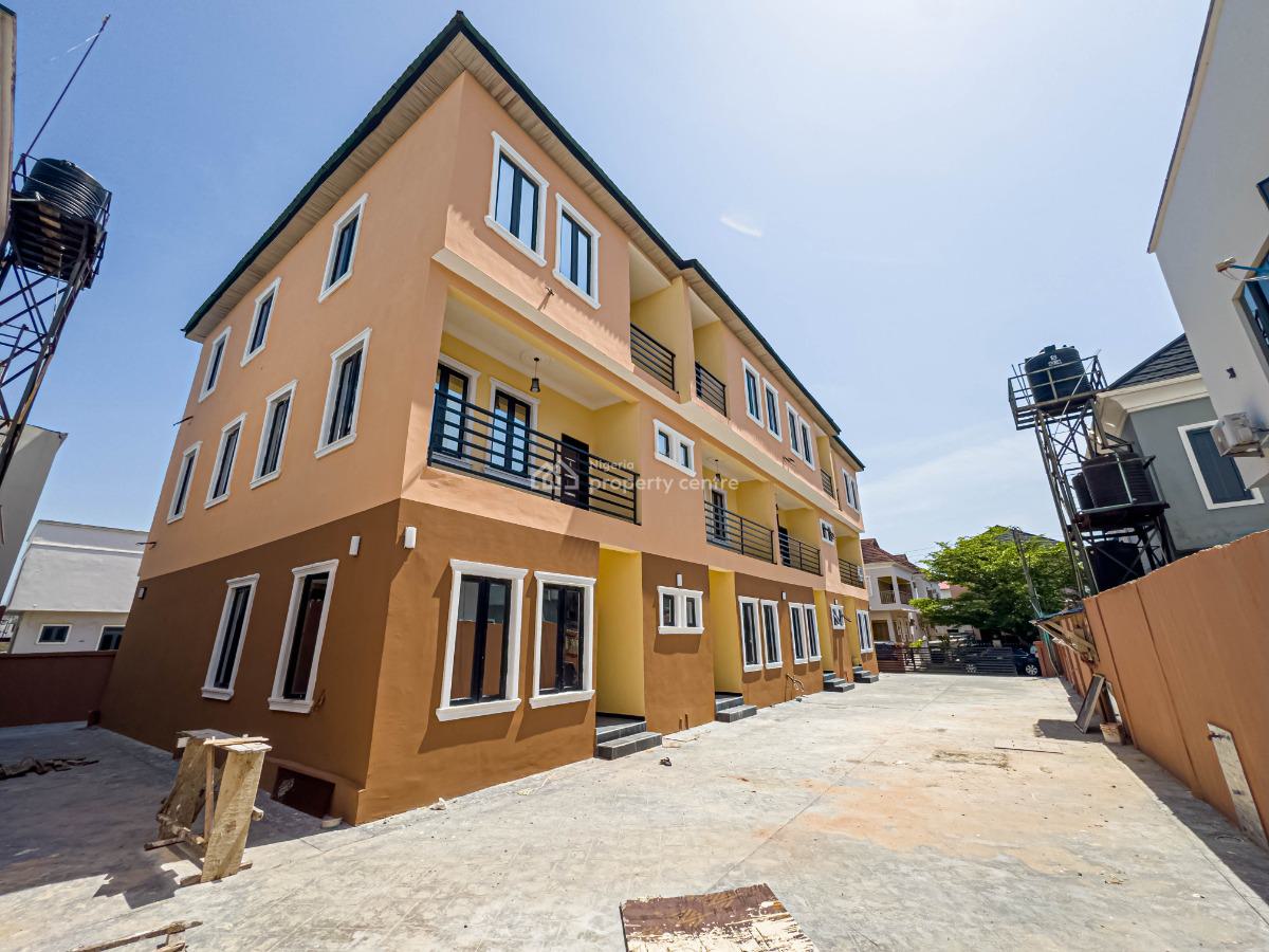 Cozy 3 Bedroom Terrace House, Avon Estate, Orchid Road, Lekki, Lagos, Terraced Duplex for Rent