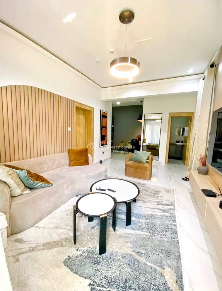 Luxurious and Tastefully Furnished 1 Bedroom Apartment with Elevator, Lekki Phase 1, Lekki, Lagos, Mini Flat (room and Parlour) for Rent