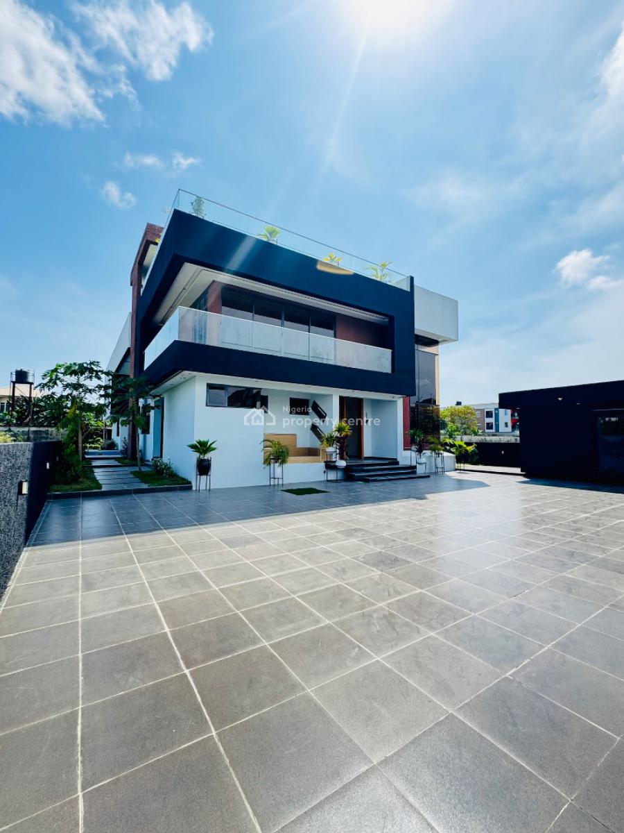 Contemporary 5bedroom Fully Detach  Duplex +pool+elevator,rooftop, Royal Garden Esatre Ajah, Lekki, Lagos, Detached Duplex for Sale