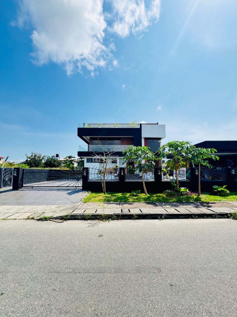 Contemporary 5bedroom Fully Detach  Duplex +pool+elevator,rooftop, Royal Garden Esatre Ajah, Lekki, Lagos, Detached Duplex for Sale