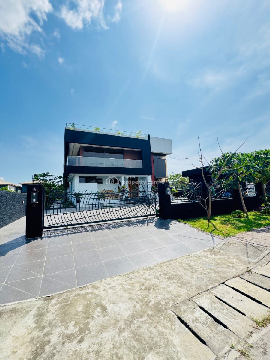 Contemporary 5bedroom Fully Detach  Duplex +pool+elevator,rooftop, Royal Garden Esatre Ajah, Lekki, Lagos, Detached Duplex for Sale