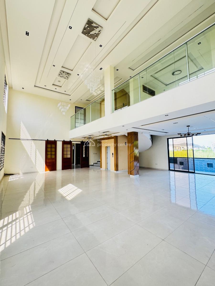 Contemporary 5bedroom Fully Detach  Duplex +pool+elevator,rooftop, Royal Garden Esatre Ajah, Lekki, Lagos, Detached Duplex for Sale