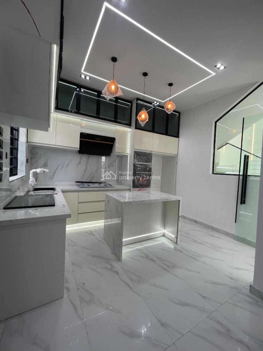 Luxury 4 Bedroom Fully Detached Duplex with Solar and Bq, Ajah, Lagos, Detached Duplex for Sale