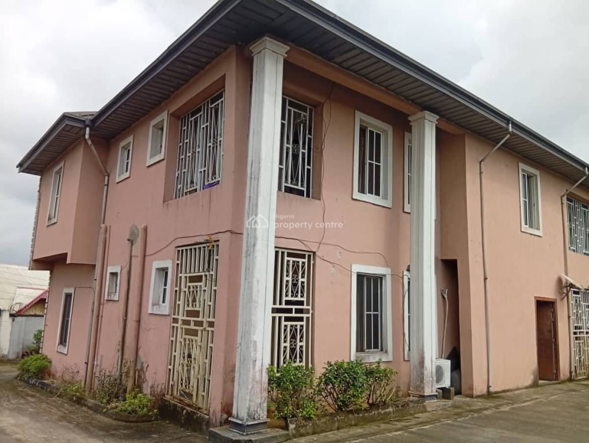4 Bedroom Duplex with a Block of Flats, 3rd Round About, Vision Road Opposite Ring Road, Uyo, Akwa Ibom, Detached Duplex for Sale