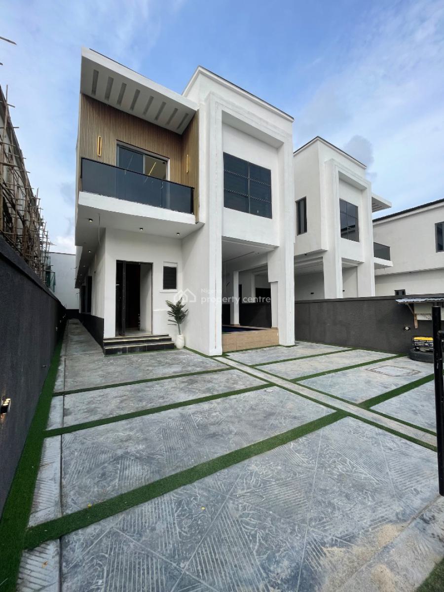 5 Bedroom Fully Detached Duplex with Pool and Bq, Ajah, Lagos, Detached Duplex for Sale