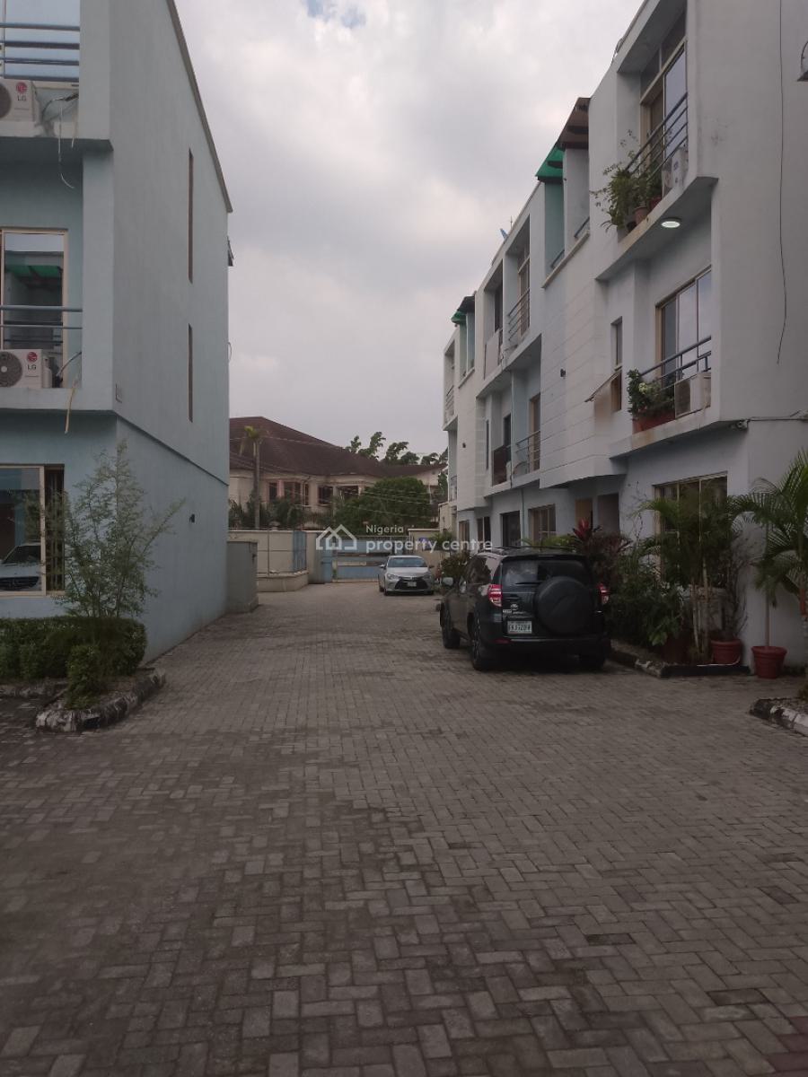 Fully Serviced 4 Bedroom Terrace Duplex with a Room Bq, Gra, Ikeja Gra, Ikeja, Lagos, Terraced Duplex for Rent