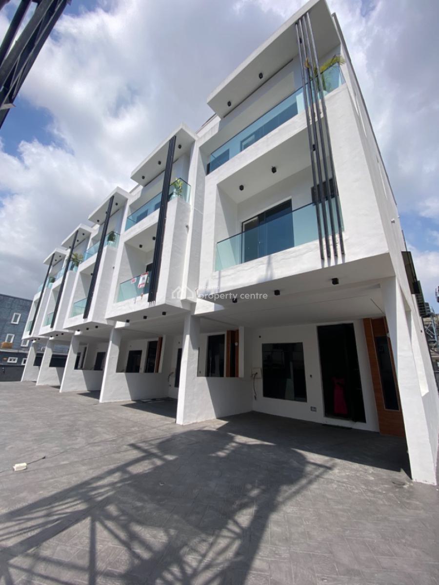 4 Bedroom Terrace Duplex with Bq & Pool, Osapa London, Osapa, Lekki, Lagos, Terraced Duplex for Sale