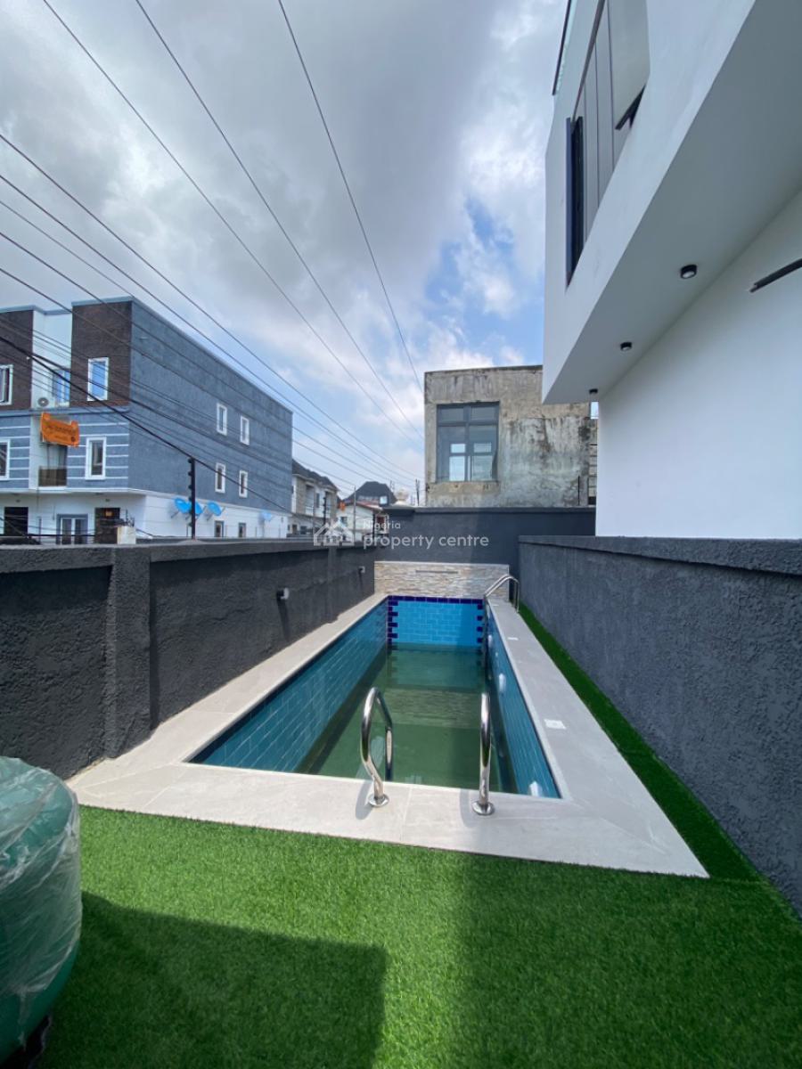 4 Bedroom Terrace Duplex with Bq & Pool, Osapa London, Osapa, Lekki, Lagos, Terraced Duplex for Sale