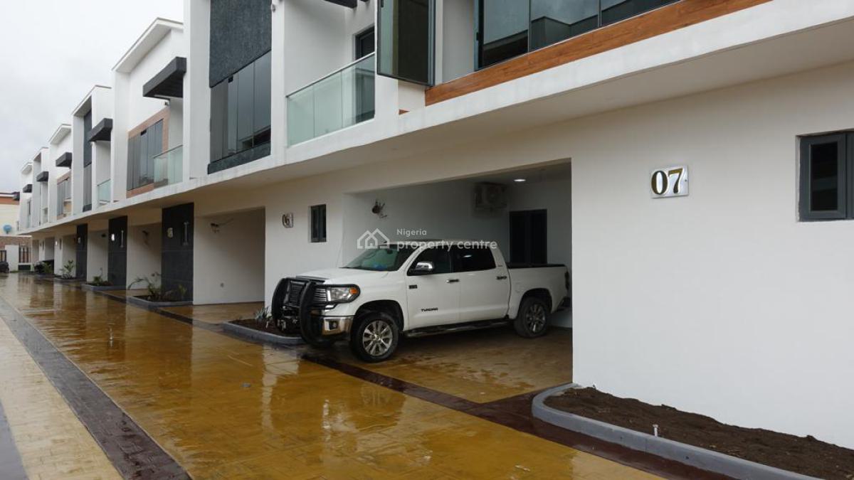 Ac Contemporary 4bedroom  Furnished Terraced Duplex, Ogombo, Ajah, Lagos, Terraced Duplex for Rent