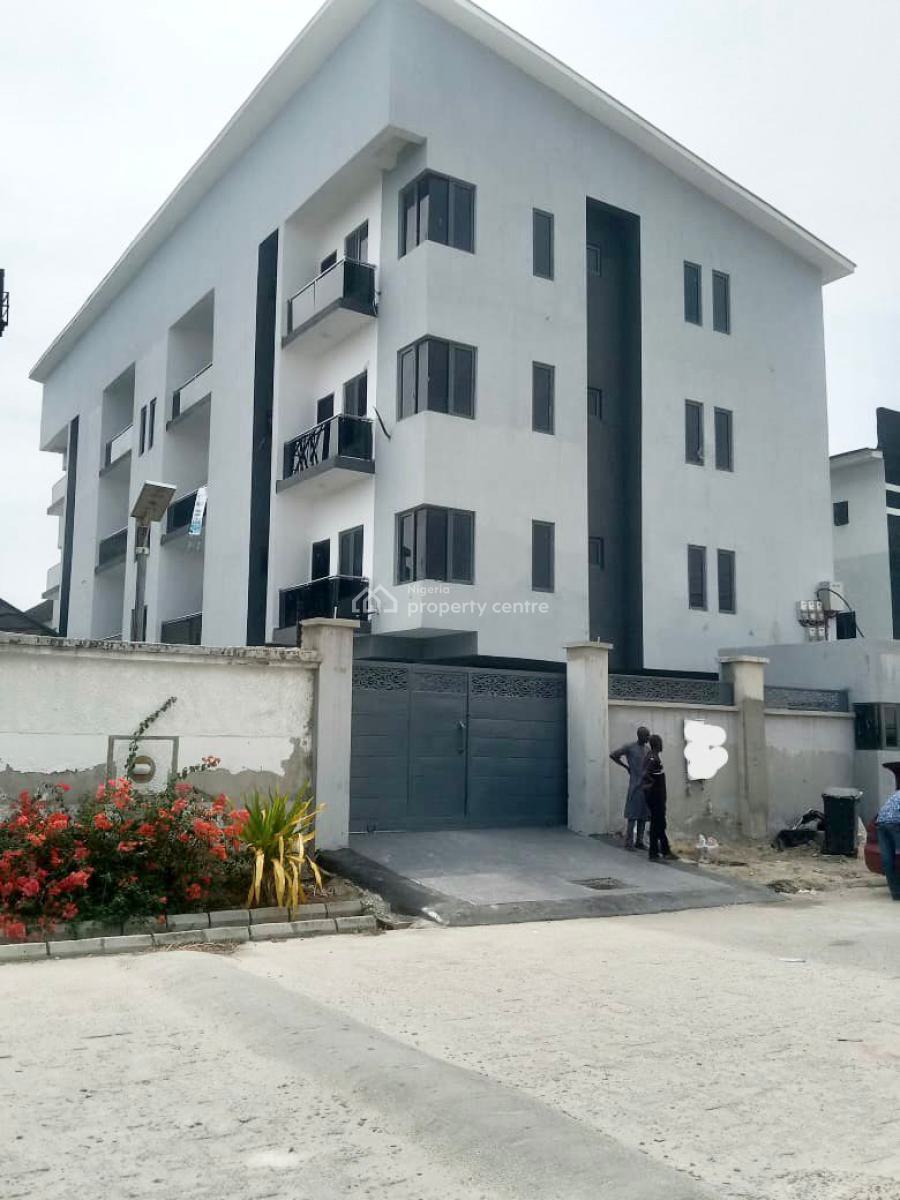 Spacious 3 Bedroom Apartment All Rooms En Suite with Bq, Lekki Phase 1, Lekki, Lagos, Block of Flats for Sale