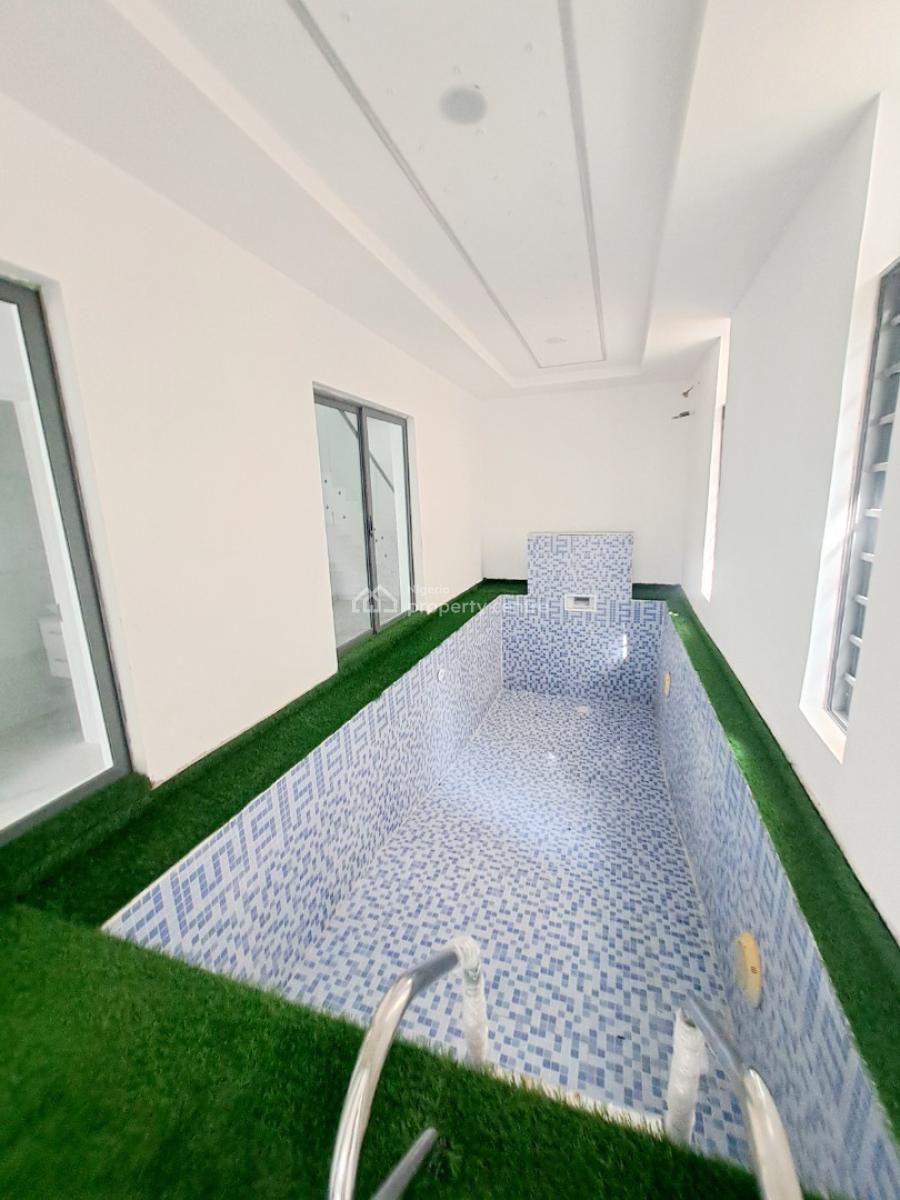 Newly Built 6 Bedroom Detached with Bq and Pool in a Gated Estate, Chevron Drive, Lekki, Lagos, Detached Duplex for Sale