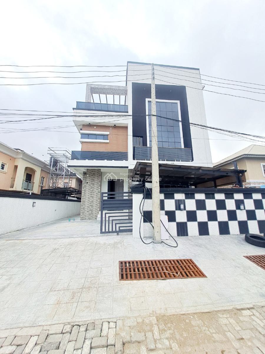 Newly Built 4 Bedroom Detached with Bq in a Gated Estate, Chevron Drive, Lekki, Lagos, Detached Duplex for Sale