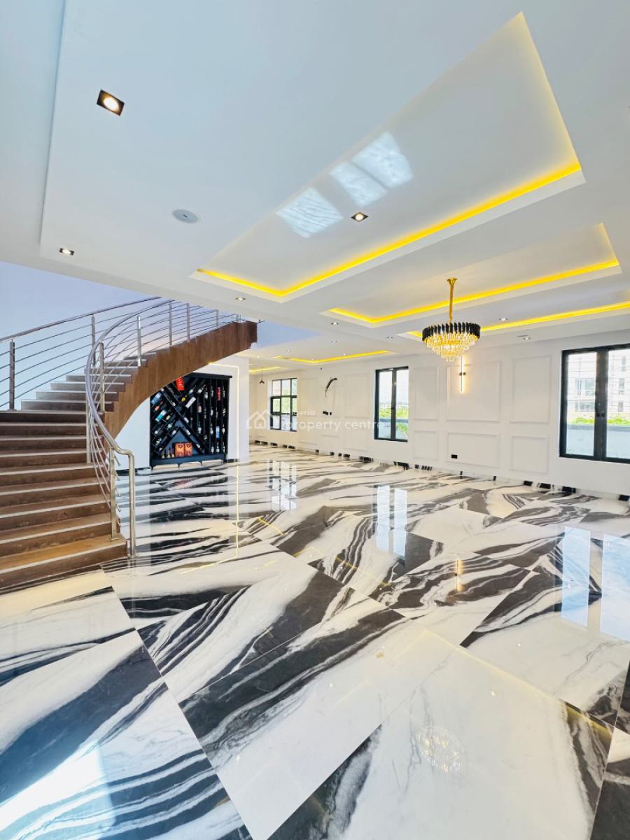 Contemporary 5 Bedroom Fully Detached Duplex  + Pool, Royal Gardens, Ajah, Lagos, Detached Duplex for Sale