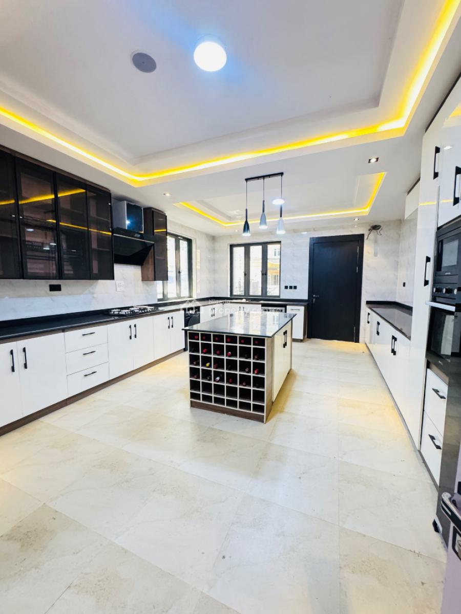 Contemporary 5 Bedroom Fully Detached Duplex  + Pool, Royal Gardens, Ajah, Lagos, Detached Duplex for Sale