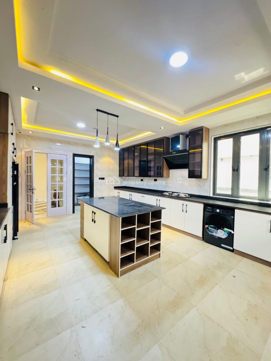 Contemporary 5 Bedroom Fully Detached Duplex  + Pool, Royal Gardens, Ajah, Lagos, Detached Duplex for Sale