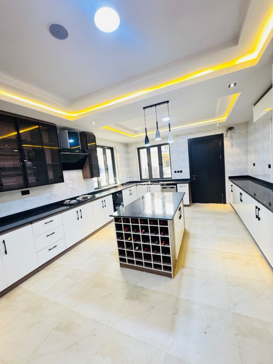 Contemporary 5 Bedroom Fully Detached Duplex  + Pool, Royal Gardens, Ajah, Lagos, Detached Duplex for Sale