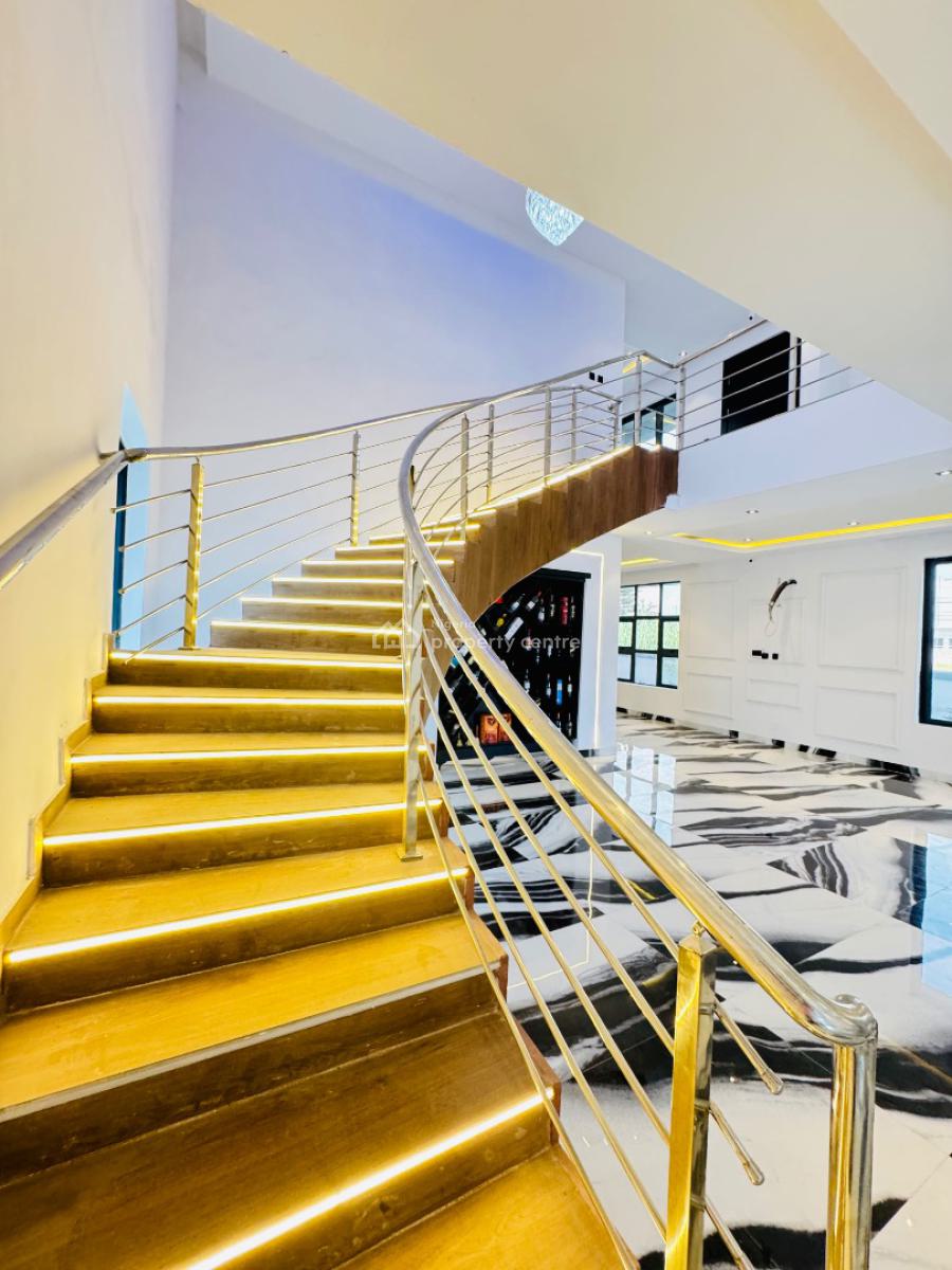 Contemporary 5 Bedroom Fully Detached Duplex  + Pool, Royal Gardens, Ajah, Lagos, Detached Duplex for Sale