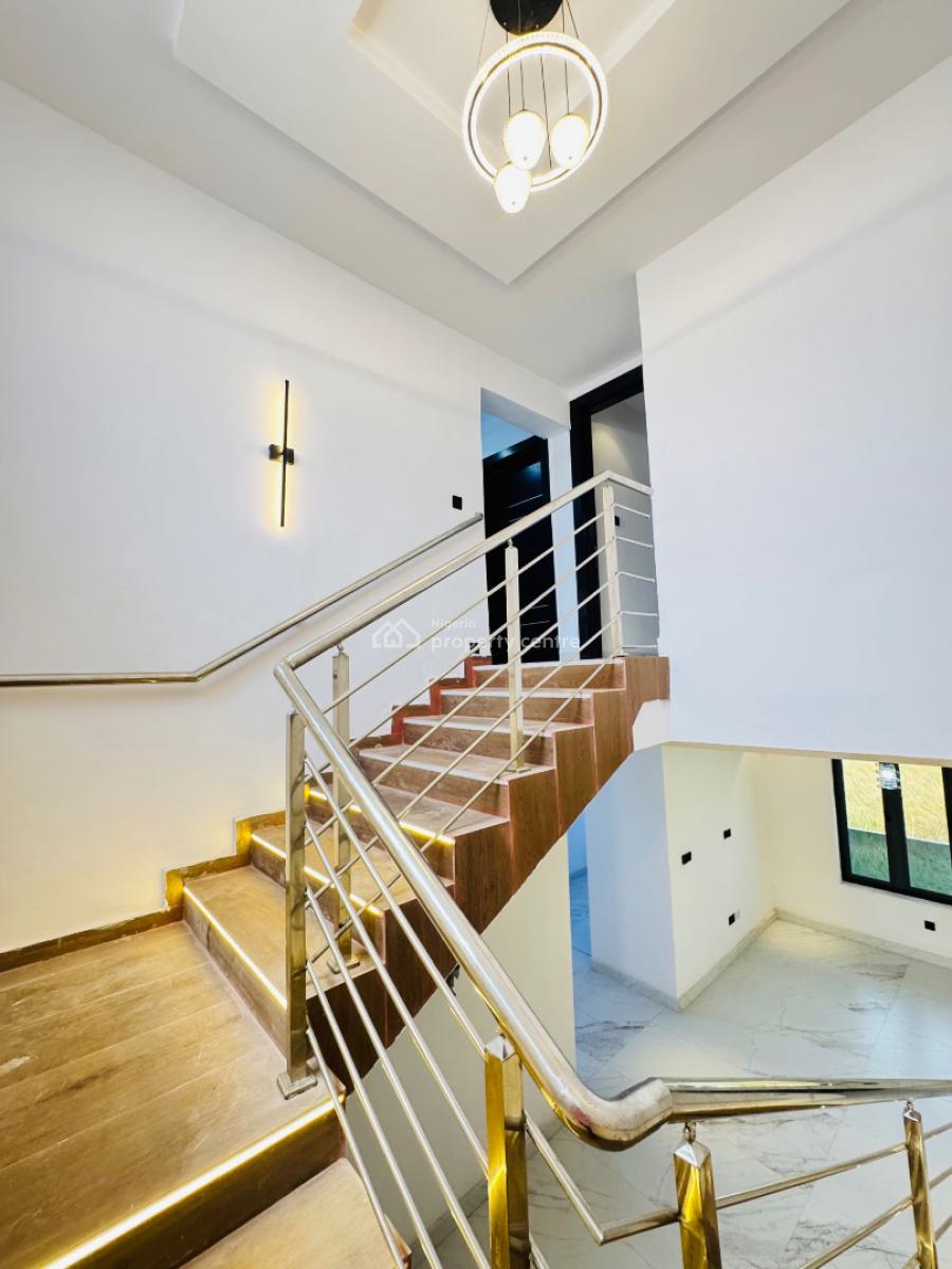 Contemporary 5 Bedroom Fully Detached Duplex  + Pool, Royal Gardens, Ajah, Lagos, Detached Duplex for Sale