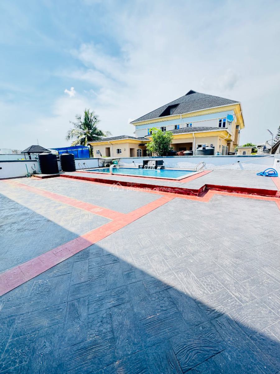 Contemporary 5 Bedroom Fully Detached Duplex  + Pool, Royal Gardens, Ajah, Lagos, Detached Duplex for Sale