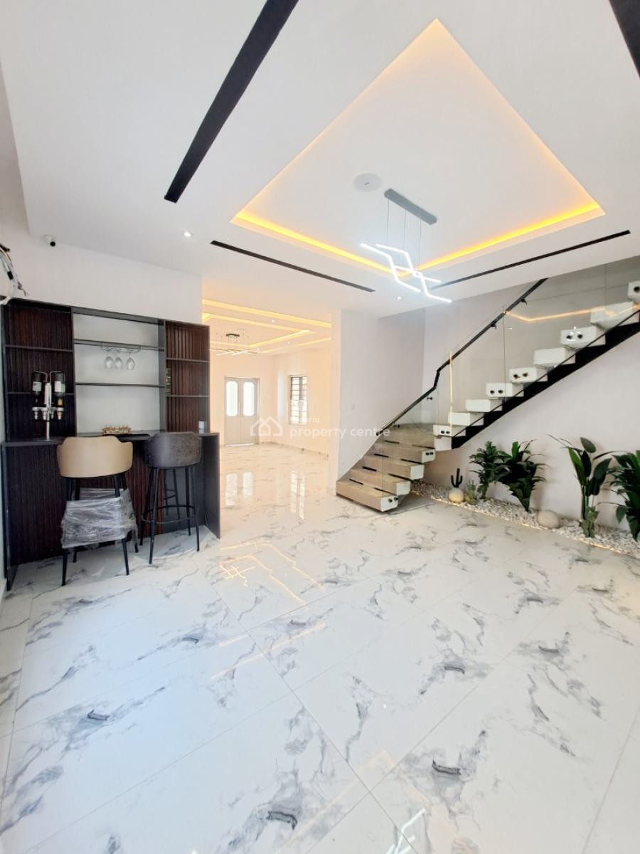 Newly Built 5 Bedroom Detached with Bq, Pool, Cinema & Gym House, Chevron Drive, Lekki, Lagos, Detached Duplex for Sale