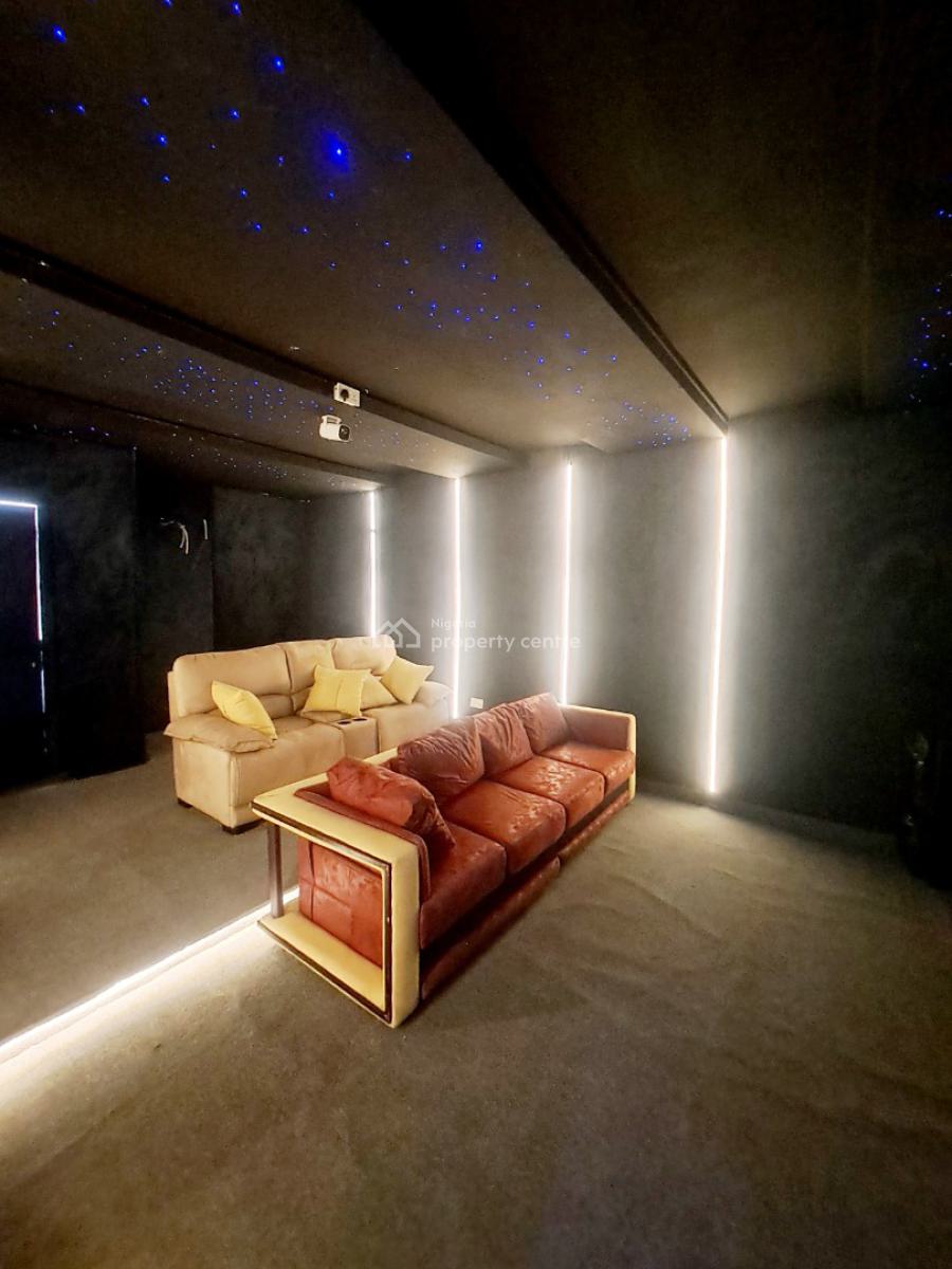 Newly Built 5 Bedroom Detached with Bq, Pool, Cinema & Gym House, Chevron Drive, Lekki, Lagos, Detached Duplex for Sale