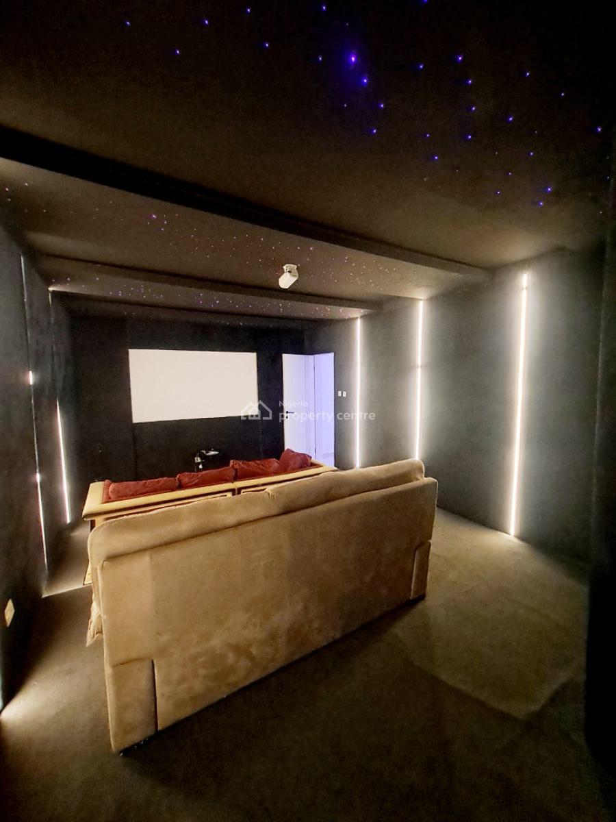 Newly Built 5 Bedroom Detached with Bq, Pool, Cinema & Gym House, Chevron Drive, Lekki, Lagos, Detached Duplex for Sale