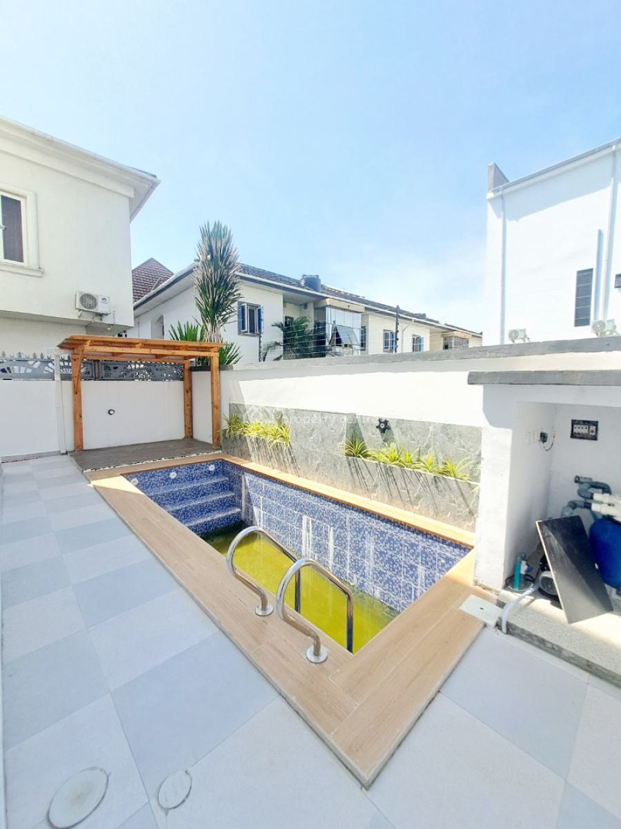 Newly Built 5 Bedroom Detached with Bq, Pool, Cinema & Gym House, Chevron Drive, Lekki, Lagos, Detached Duplex for Sale