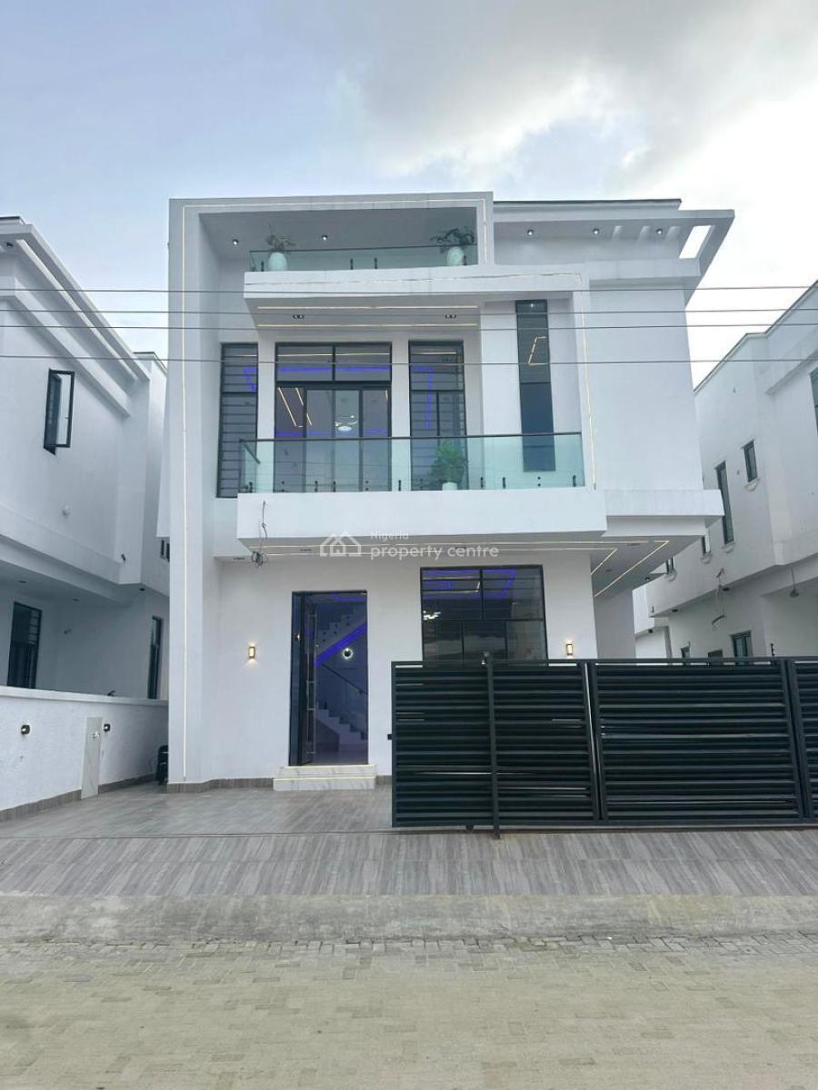Nice 4 Bedroom Fully Detached House with a Bq & Pool, Ajah, Lagos, Detached Duplex for Sale