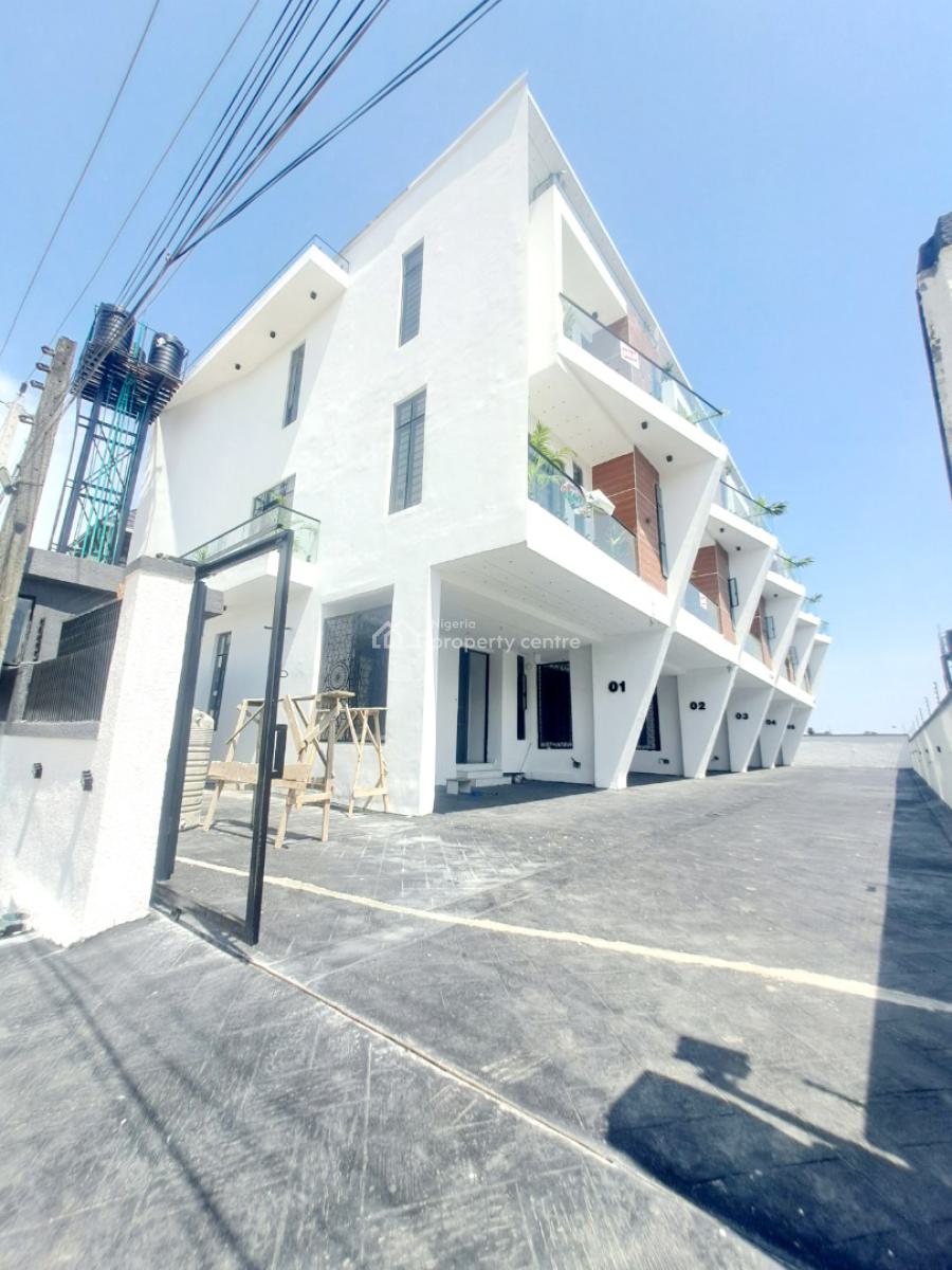 Newly 4 Bedroom Terrace with Bq in a Gated Estate, Ikate, Lekki, Lagos, House for Sale